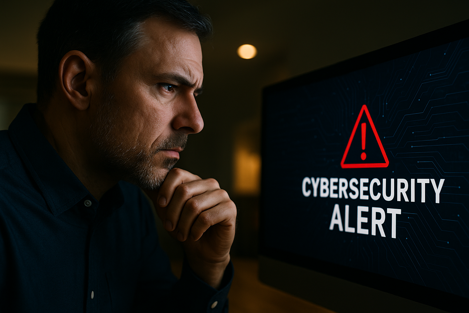 Investment advisor monitors cybersecurity alert — risk and responsibility