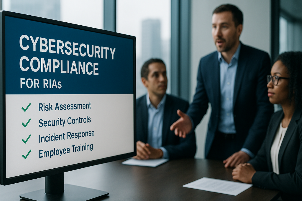 Cybersecurity compliance consulting for RIAs