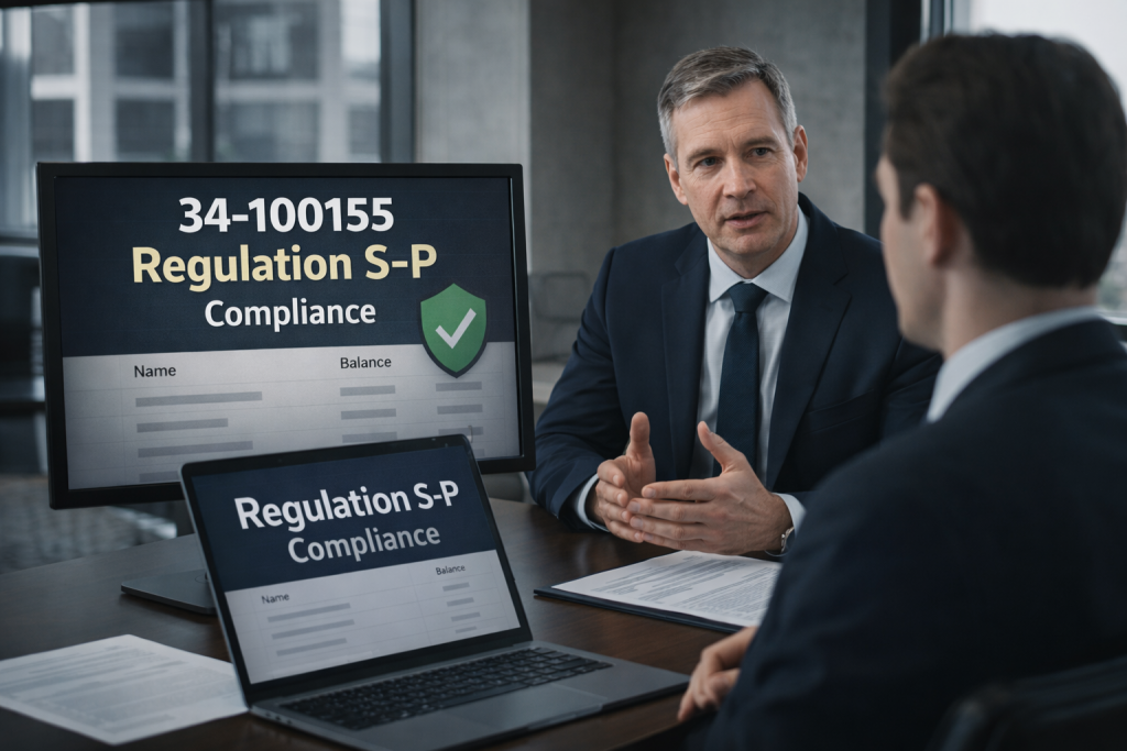 34‑100155 Regulation S‑P compliance
