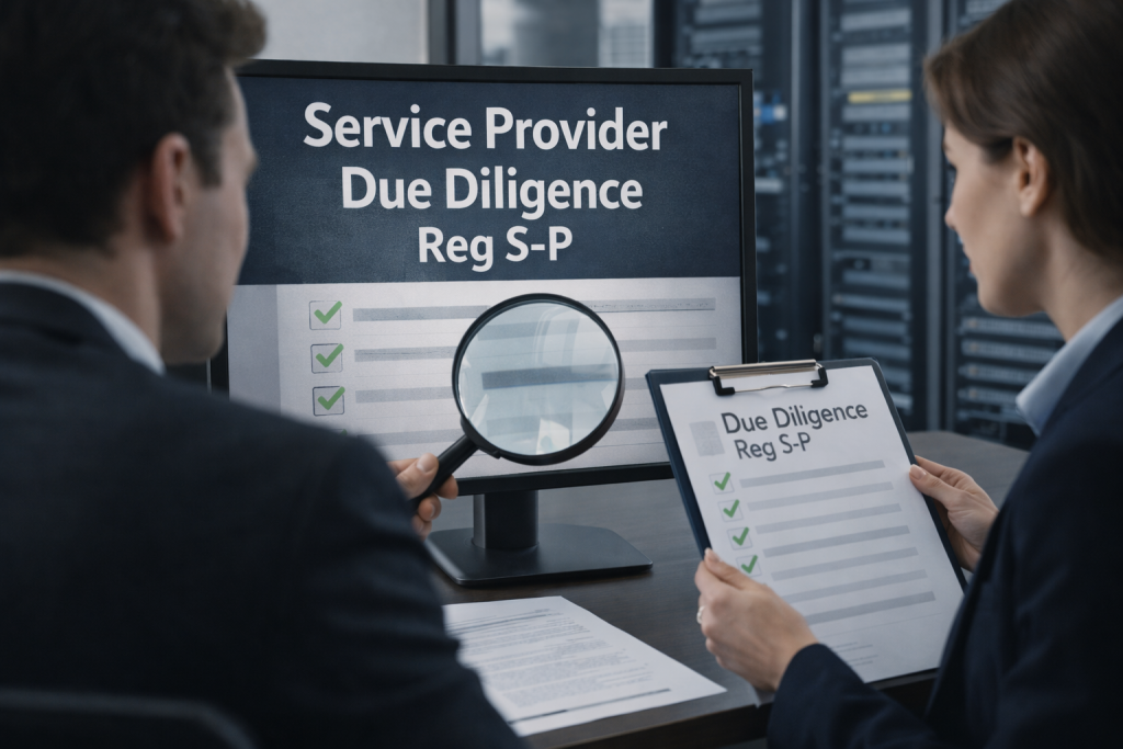 service provider due diligence Reg S-P
