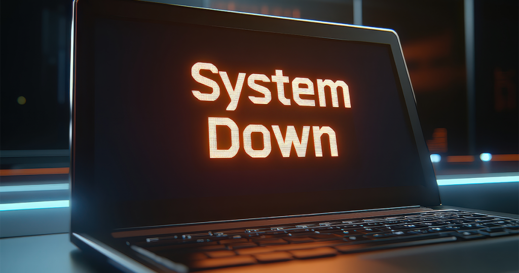 system down
